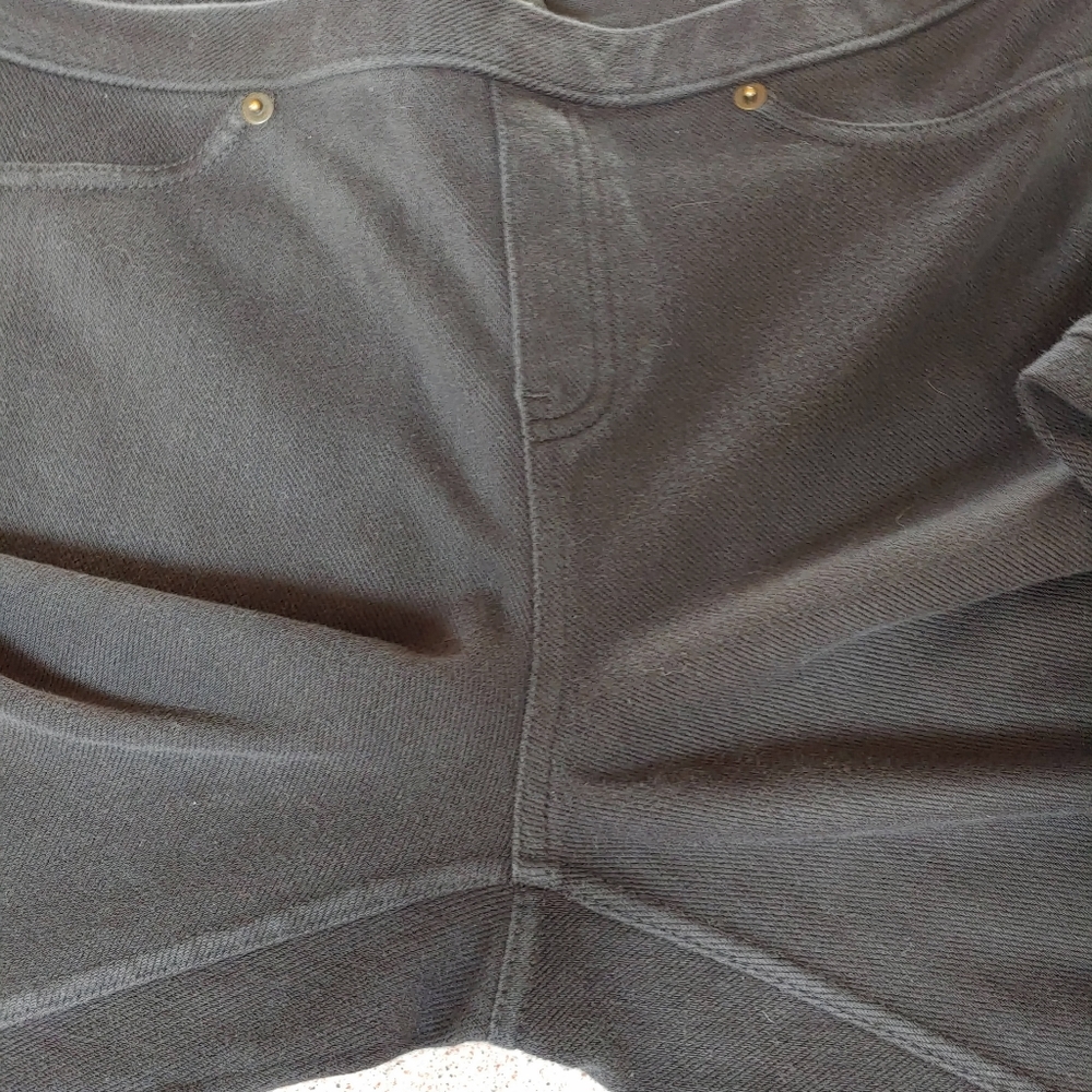 High Waisted Stretchy Black Leggings - Picture 8 of 16